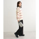 ・swing by ハートジャカードクルーニット | Green Parks  | 詳細画像19 