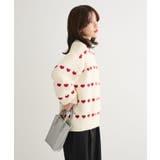 ・swing by ハートジャカードクルーニット | Green Parks  | 詳細画像21 