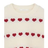 ・swing by ハートジャカードクルーニット | Green Parks  | 詳細画像24 