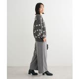 ・swing by リボンジャカードクルーニット | Green Parks  | 詳細画像3 