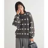 ・swing by リボンジャカードクルーニット | Green Parks  | 詳細画像5 