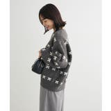 ・swing by リボンジャカードクルーニット | Green Parks  | 詳細画像6 