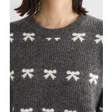 ・swing by リボンジャカードクルーニット | Green Parks  | 詳細画像8 