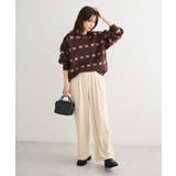 ・swing by リボンジャカードクルーニット | Green Parks  | 詳細画像10 