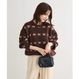 ・swing by リボンジャカードクルーニット | Green Parks  | 詳細画像13 