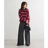 ・swing by リボンジャカードクルーニット | Green Parks  | 詳細画像14 