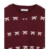 ・swing by リボンジャカードクルーニット | Green Parks  | 詳細画像20 