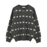 ・swing by リボンジャカードクルーニット | Green Parks  | 詳細画像26 