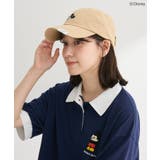 ベージュ | Mickey friend / バッジ付きCAP | Green Parks