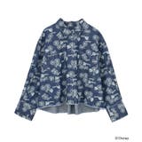 インディゴ | ミッキー&フレンズ/花柄デニムシャツ | Green Parks 