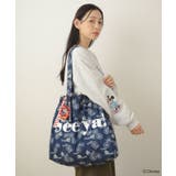 ミッキー&フレンズ/花柄デニムトートバッグ | Green Parks  | 詳細画像4 