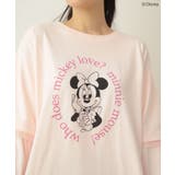 ミッキー&フレンズ/レイヤードプリントロングTシャツ | Green Parks  | 詳細画像9 