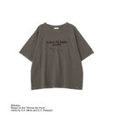 チャコールグレー | Winnie the Pooh/フロッキーロゴTシャツ | Green Parks 
