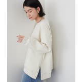 アイボリー | サイドドットボタンポンチプルオーバー | AMERICAN HOLIC