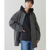 中空FIBERロングノーカラーコート【軽量アウター】 | AMERICAN HOLIC | 詳細画像2