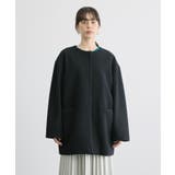 中空FIBERロングノーカラーコート【軽量アウター】 | AMERICAN HOLIC | 詳細画像32