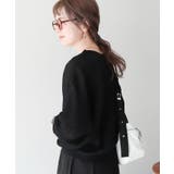 柄編みニットカーディガン | AMERICAN HOLIC | 詳細画像4