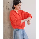 オレンジ | 柄編みニットカーディガン | AMERICAN HOLIC