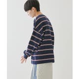 ランダムボーダーBIG Tシャツ | AMERICAN HOLIC | 詳細画像3