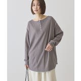 【選べる丈】ヘンリーネックワッフルメロープルオーバー | AMERICAN HOLIC | 詳細画像11 