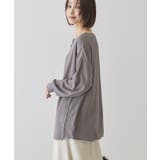 【選べる丈】ヘンリーネックワッフルメロープルオーバー | AMERICAN HOLIC | 詳細画像12 