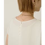 ペプラムノースリーブブラウス【WEB限定カラー有り】 | AMERICAN HOLIC | 詳細画像10