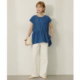 ペプラムノースリーブブラウス【WEB限定カラー有り】 | AMERICAN HOLIC | 詳細画像14