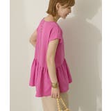 ペプラムノースリーブブラウス【WEB限定カラー有り】 | AMERICAN HOLIC | 詳細画像2