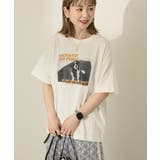 オフホワイト | DogフォトプリントTシャツ | AMERICAN HOLIC
