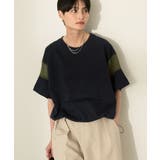 異素材ライン切替プルオーバー | AMERICAN HOLIC | 詳細画像2