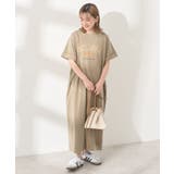 PANHANDLE Tシャツワンピース | AMERICAN HOLIC | 詳細画像1