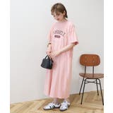ピンク | PANHANDLE Tシャツワンピース | AMERICAN HOLIC