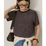 チャコールグレー | パイルリンガーTシャツ | AMERICAN HOLIC