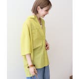 イージーケア+接触冷感Wポケットオーバーシャツ | AMERICAN HOLIC | 詳細画像12