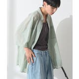 ミント | イージーケア+接触冷感Wポケットオーバーシャツ | AMERICAN HOLIC