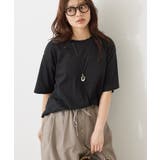接触冷感スムースルーズクルーネックTシャツ | AMERICAN HOLIC | 詳細画像12
