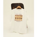 オフホワイト | ロゴ&フォトプリントTシャツ | AMERICAN HOLIC