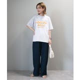 配色ロゴプリントTシャツ | AMERICAN HOLIC | 詳細画像9
