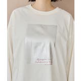 ボックス箔プリントロングTシャツ | AMERICAN HOLIC | 詳細画像15 