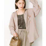 ベージュ | シアーボイルオーバーシルエットシャツ | AMERICAN HOLIC