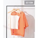SET メッシュプルオーバー+キャミソール | AMERICAN HOLIC | 詳細画像1