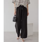 ブラック | 接触冷感ベイカーリラックスパンツ | AMERICAN HOLIC