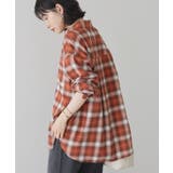 オレンジ | ビエラ起毛チェックシャツ | AMERICAN HOLIC
