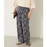 ネイビー | イージーケア柄パンツ | AMERICAN HOLIC