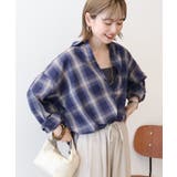 イージーケアチェックシャツ【360°着こなしシャツ】 | AMERICAN HOLIC | 詳細画像1 