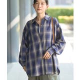 イージーケアチェックシャツ【360°着こなしシャツ】 | AMERICAN HOLIC | 詳細画像40 