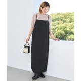 ブラック | タック切替キャミワンピース | AMERICAN HOLIC