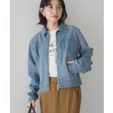 WZIPデニムジャケット | AMERICAN HOLIC | 詳細画像10 
