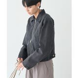 WZIPデニムジャケット | AMERICAN HOLIC | 詳細画像2 