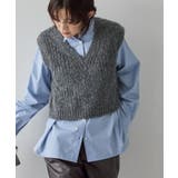 【選べる丈】甘編みニットベスト | AMERICAN HOLIC | 詳細画像3 